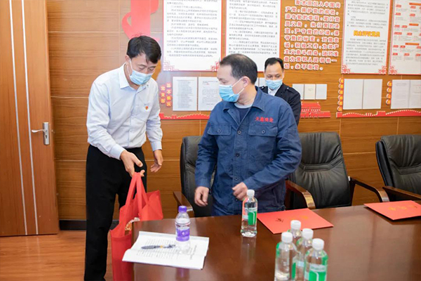 王如海到广晟置业走访慰问困难职工并开展安全生产督导检查_图1.jpg